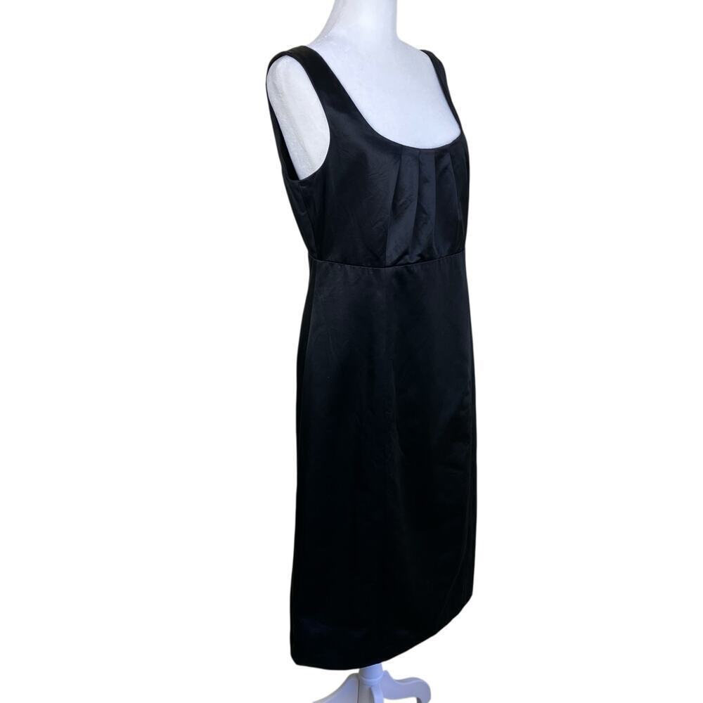 Banana Republic Y2K Sexy Little Black Dress Babydoll Bodice Silk Blend Fitted - Picture 6 of 16